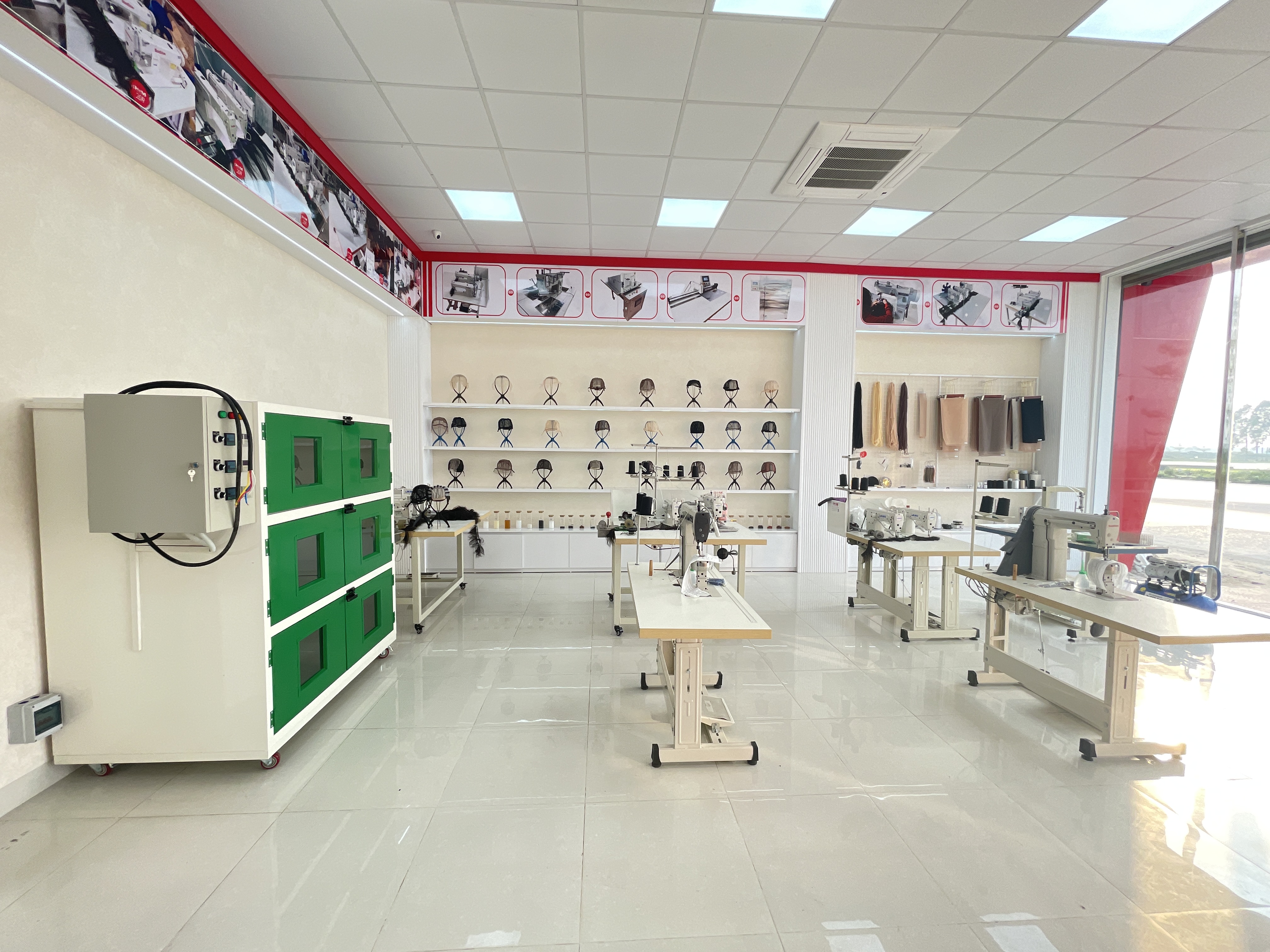 Showroom trải nghiệm máy móc tiện lợi