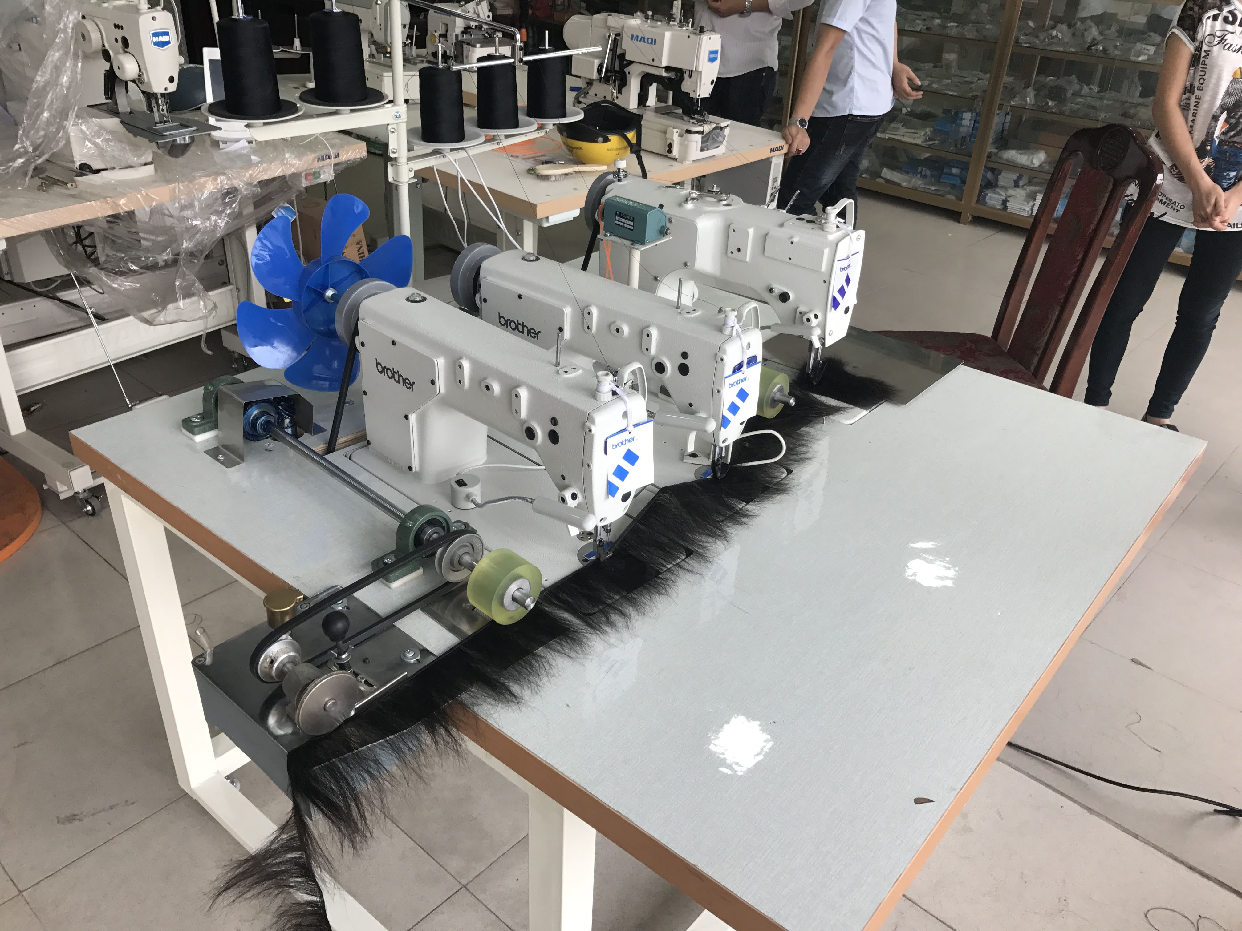 Máy dệt 3 đầu